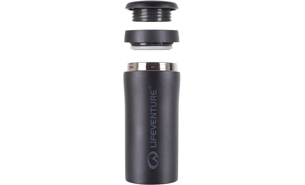 Термокружка для кави Lifeventure Thermal (Black Matt) на 300 мл: герметична кришка, Об'єм: 300, Колір: Black Matte, зображення 2