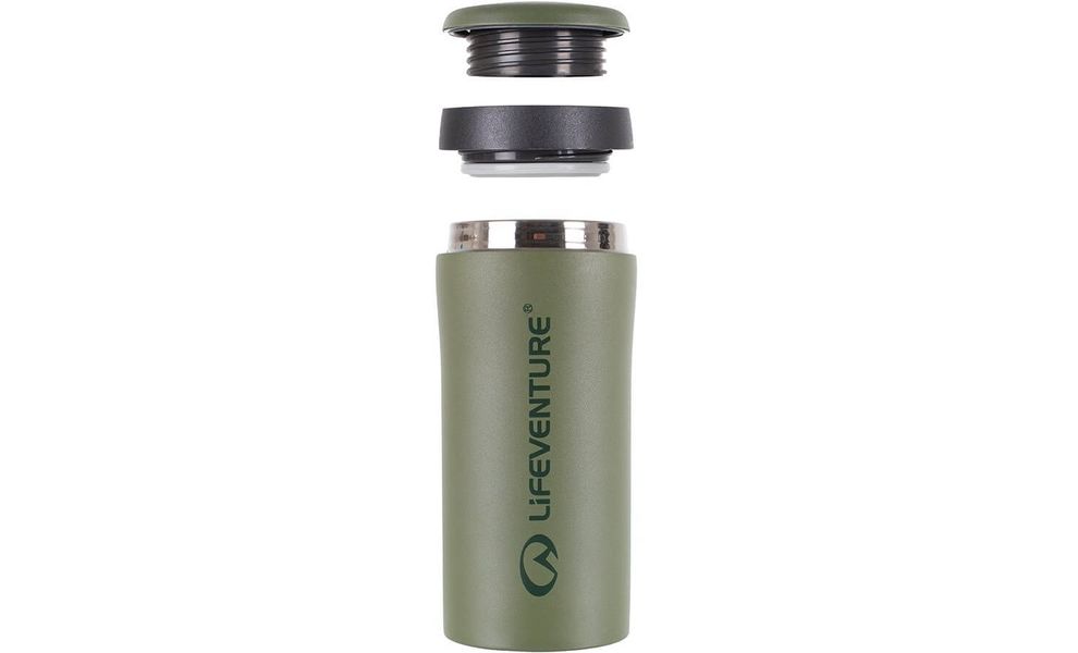 Термокружка для кави Lifeventure Thermal (Khaki) на 300 мл: герметична кришка, Об'єм: 300, Колір: Khaki, зображення 2