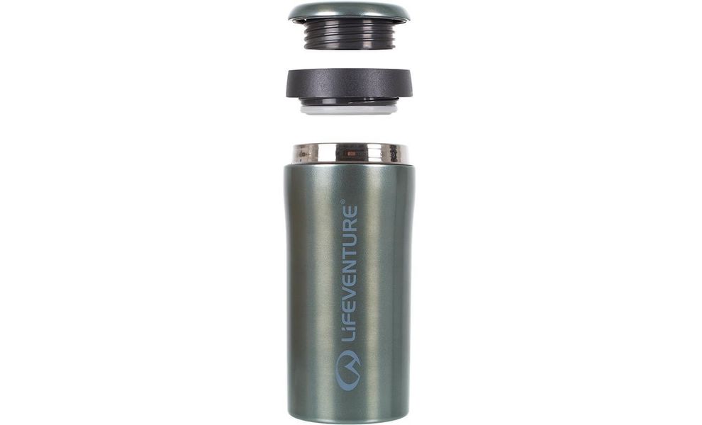 Термокружка для кави Lifeventure Thermal (Tungsten) на 300 мл: герметична кришка, Об'єм: 300, Колір: Tungsten, зображення 2