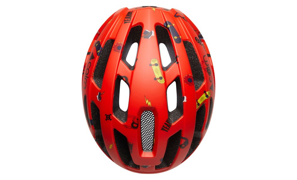 Дитячий велошолом Cairn Prism Jr II (Orange-Skate), Колір: Orange-Skate, Розмір: 48-52, зображення 3