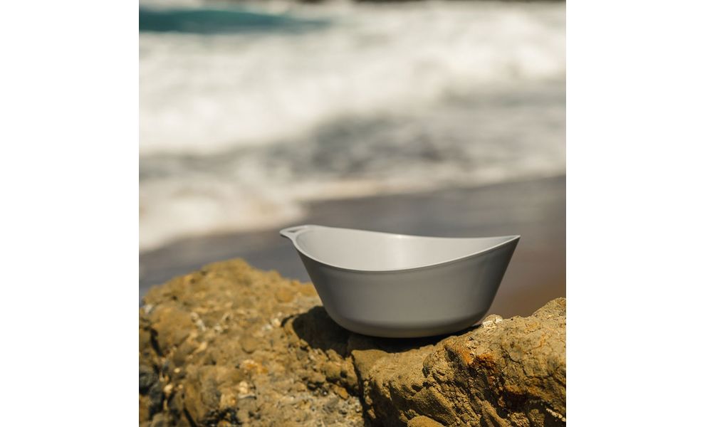 Туристична миска Lifeventure Ellipse (Light Grey) на 450 мл, харчовий пластик, Об'єм: 450, Колір виробника: Light Grey, зображення 4