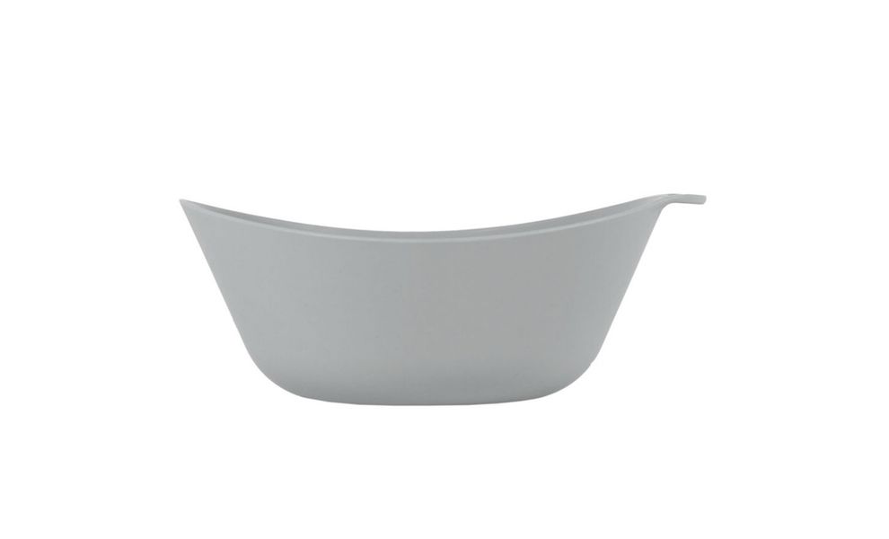 Туристична миска Lifeventure Ellipse (Light Grey) на 450 мл, харчовий пластик, Об'єм: 450, Колір виробника: Light Grey, зображення 2