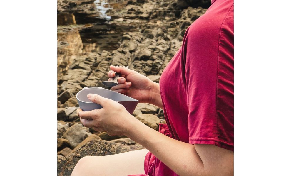 Туристична миска Lifeventure Ellipse (Light Grey) на 450 мл, харчовий пластик, Об'єм: 450, Колір виробника: Light Grey, зображення 6