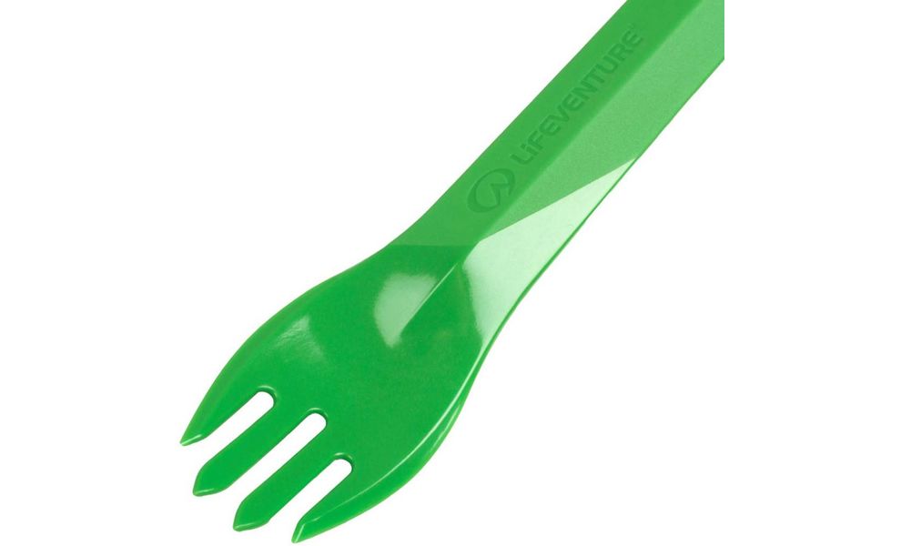 Туристичний набір столових приборів Lifeventure Ellipse - Big (Green) (виделка, ложка, ніж), харчовий пластик, Тип розміру: Big, Колір виробника: Green, зображення 7