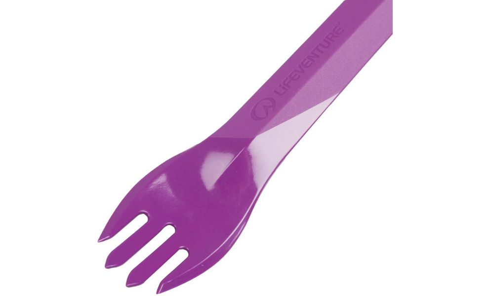 Туристичний набір столових приборів Lifeventure Ellipse - Small (Purple) (виделка, ложка, ніж), харчовий пластик, Тип розміру: Small, Колір виробника: Purple, зображення 7
