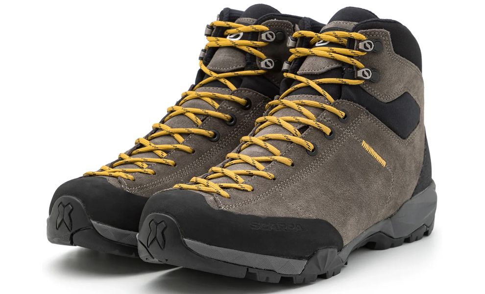 Трекінгові черевики чоловічі SCARPA Mojito Hike GTX - 63318-200 - Wide (Titanium/Mustard), Колір виробника: Titanium/Mustard, Тип колодки: широка, Розмір виробника: EU 43,5, зображення 9