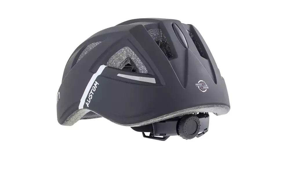 Дитячий велошолом Cairn Kustom Jr (Black), Колір: Black, Розмір: 48-52, зображення 2