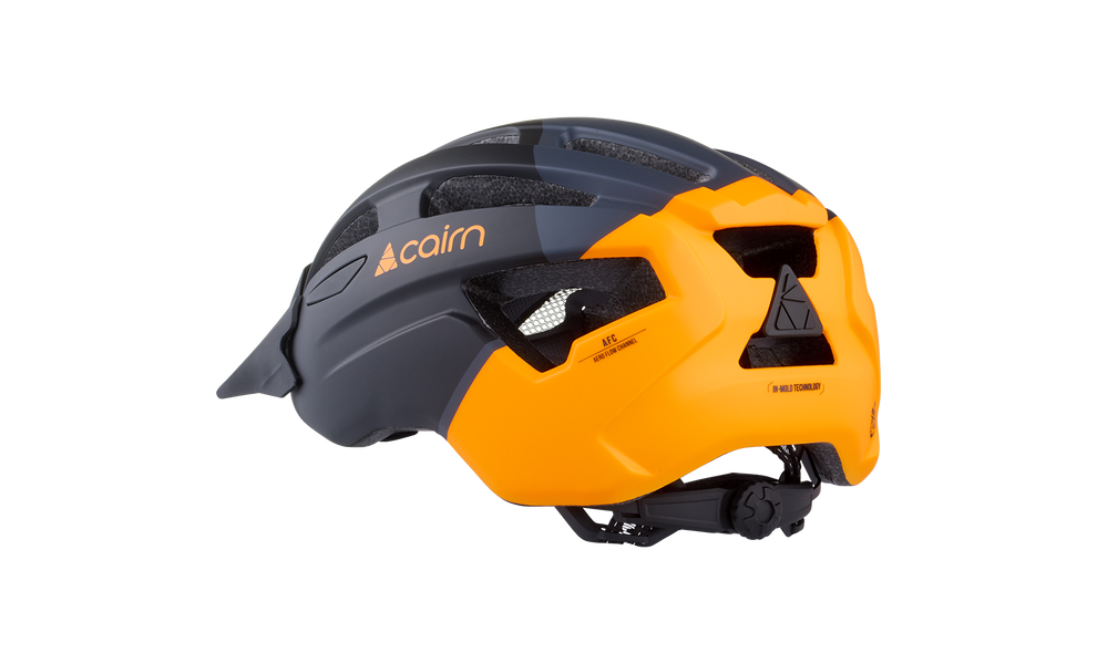 Велошолом Cairn Prism XTR II (Mat Black-Neon Orange), Колір: Mat Black-Neon Orange, Розмір: 58-61, зображення 2