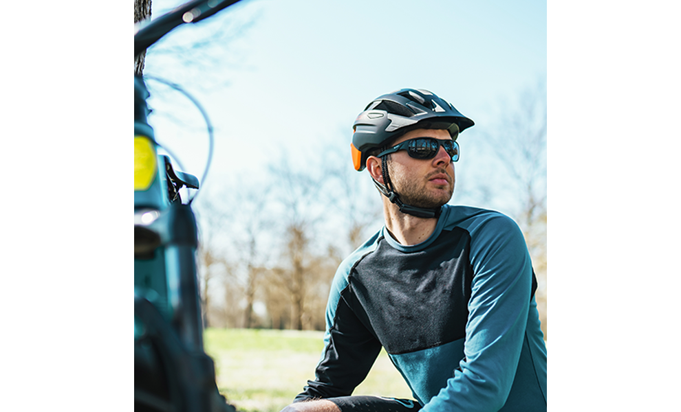 Велошолом Cairn Prism XTR II (Mat Black-Neon Orange), Колір: Mat Black-Neon Orange, Розмір: 58-61, зображення 4