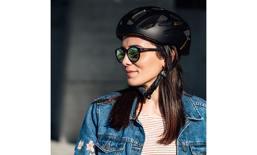 Велошолом Cairn Prism II (Mat Black-Gold), Колір: Mat Black-Gold, Розмір: 52-55, зображення 4