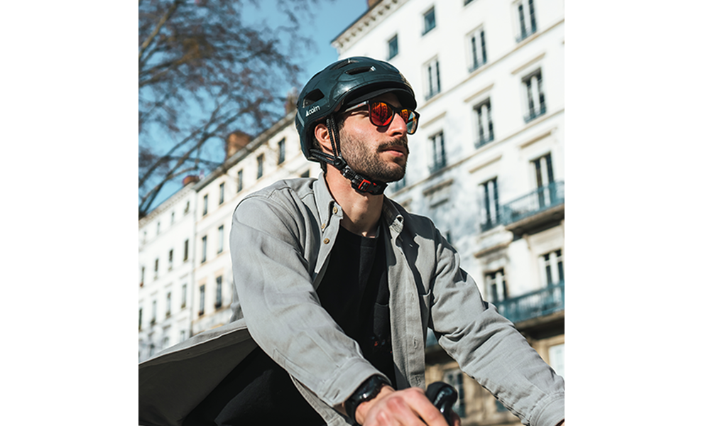 Велошолом Cairn Quartz LED USB (Shiny Pine), Колір: Shiny Pine, Розмір: 58-62, зображення 4