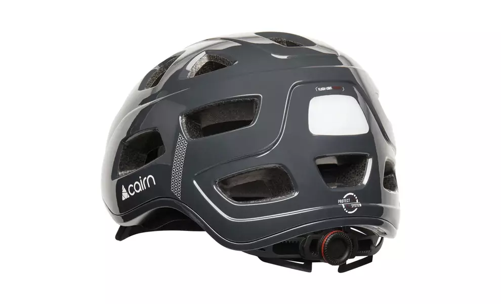 Велошолом Cairn Quartz LED USB (Shiny Shadow), Колір: Shiny Shadow, Розмір: 52-55, зображення 2