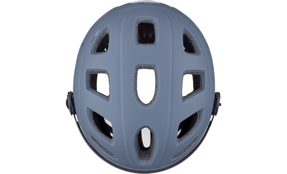 Велошолом Cairn Quartz Visor LED USB (Grey), Колір: Grey, Розмір: 52-58, зображення 3