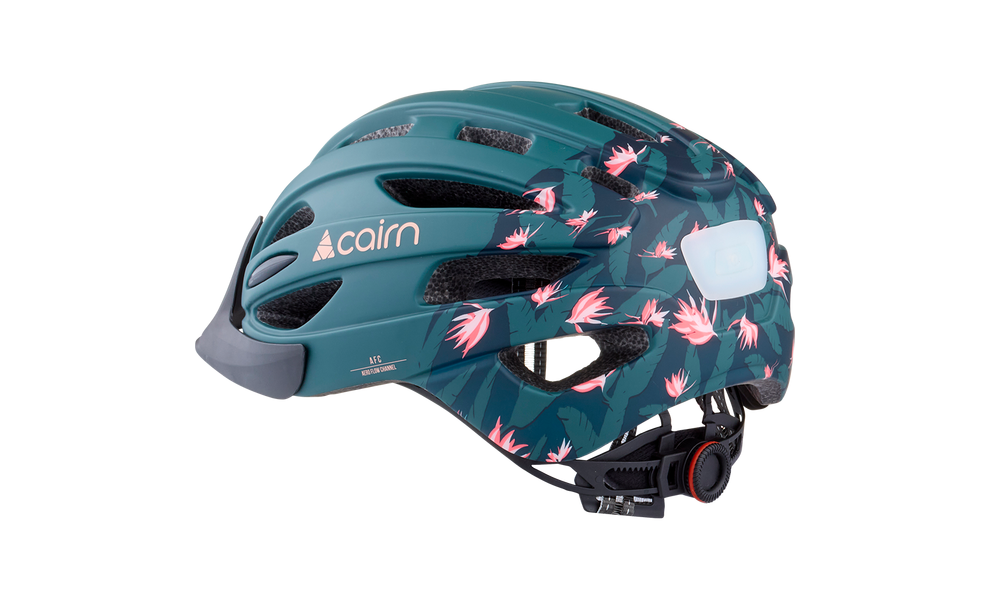 Велошолом Cairn Fusion LED USB (Mat Pine-Petrol Blue), Колір: Mat Pine-Petrol Blue, Розмір: 51-55, зображення 2