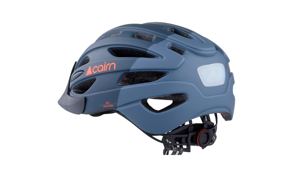 Велошолом Cairn Fusion LED USB (Mat Shadow Grey), Колір: Mat Shadow Grey, Розмір: 55-59, зображення 2