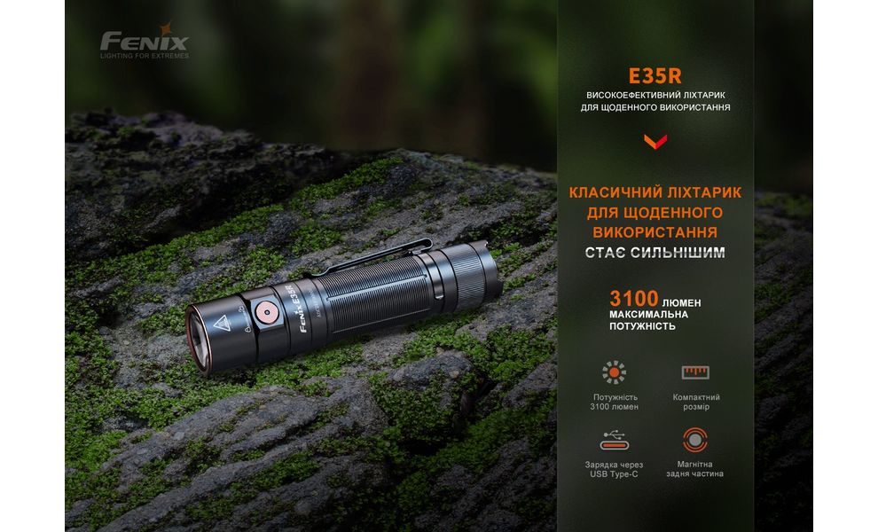 Ліхтар ручний Fenix E35R, зображення 6