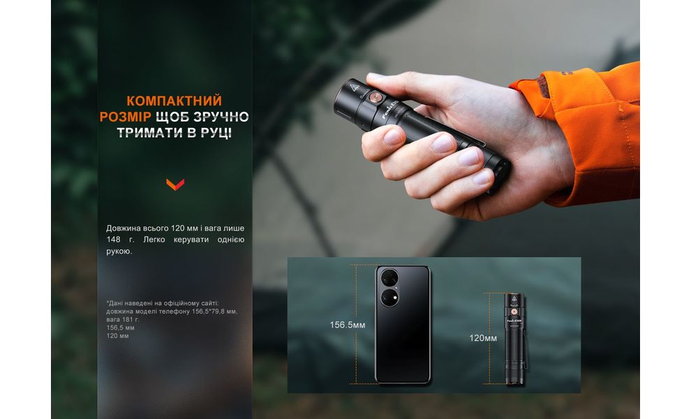 Ліхтар ручний Fenix E35R, зображення 8