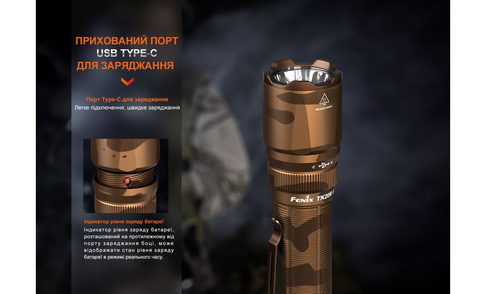 Ліхтар ручний Fenix TK20R UE (Tropical Green), Колір корпусу: Tropical Green, зображення 16