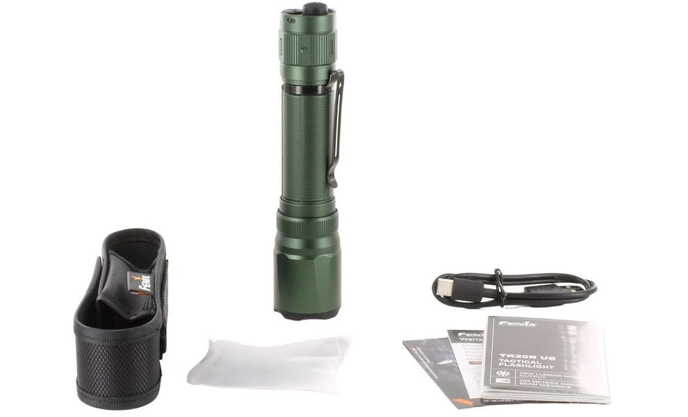 Ліхтар ручний Fenix TK20R UE (Tropical Green), Колір корпусу: Tropical Green, зображення 9