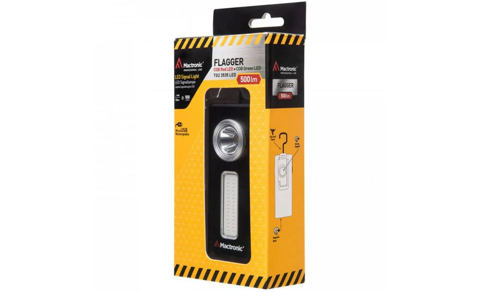 Ліхтар ручний Mactronic Flagger USB Rechargeable (500 Lm), зображення 7
