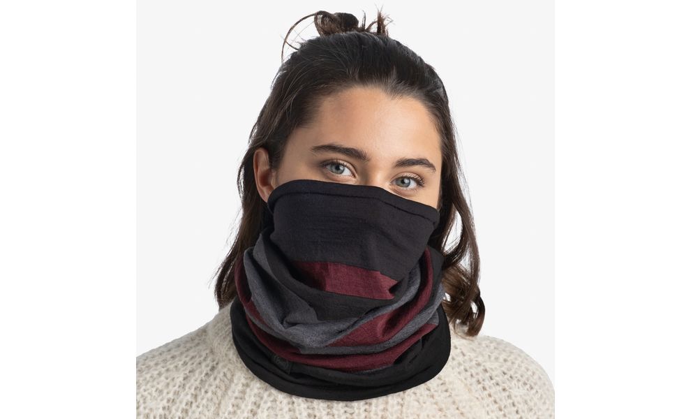 Мультишарф BUFF® Merino Move (Black), Колір виробника: Black, зображення 4