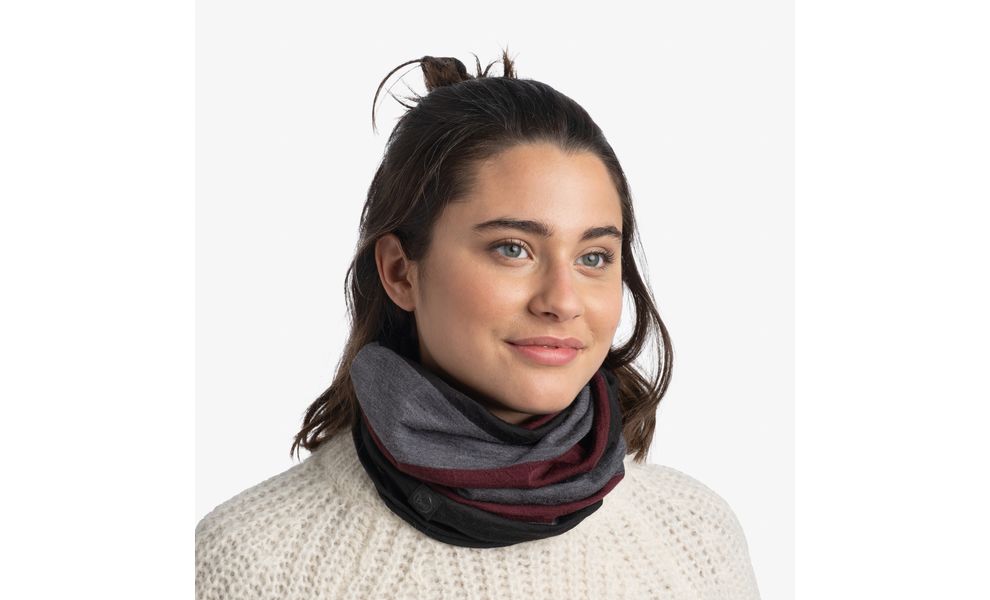 Мультишарф BUFF® Merino Move (Black), Колір виробника: Black, зображення 5