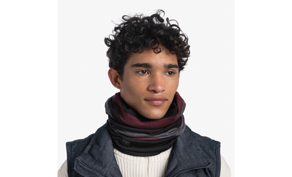 Мультишарф BUFF® Merino Move (Black), Колір виробника: Black, зображення 7