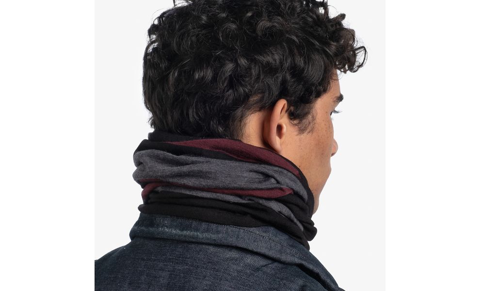 Мультишарф BUFF® Merino Move (Black), Колір виробника: Black, зображення 8