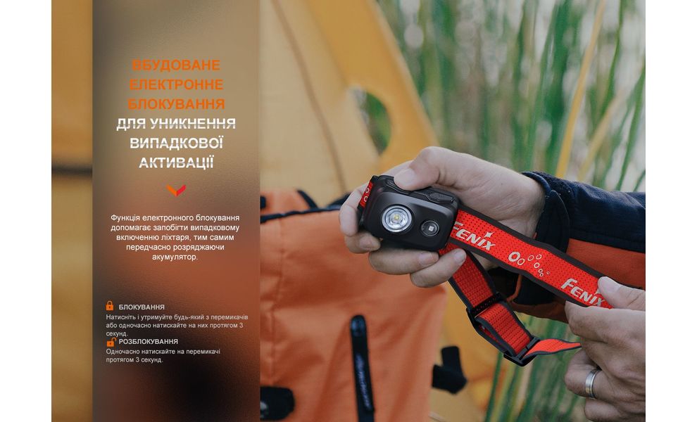 Налобний ліхтар на батарейках Fenix HL16 AAA (Black) з червоним світлом, Колір корпусу: Black, зображення 21