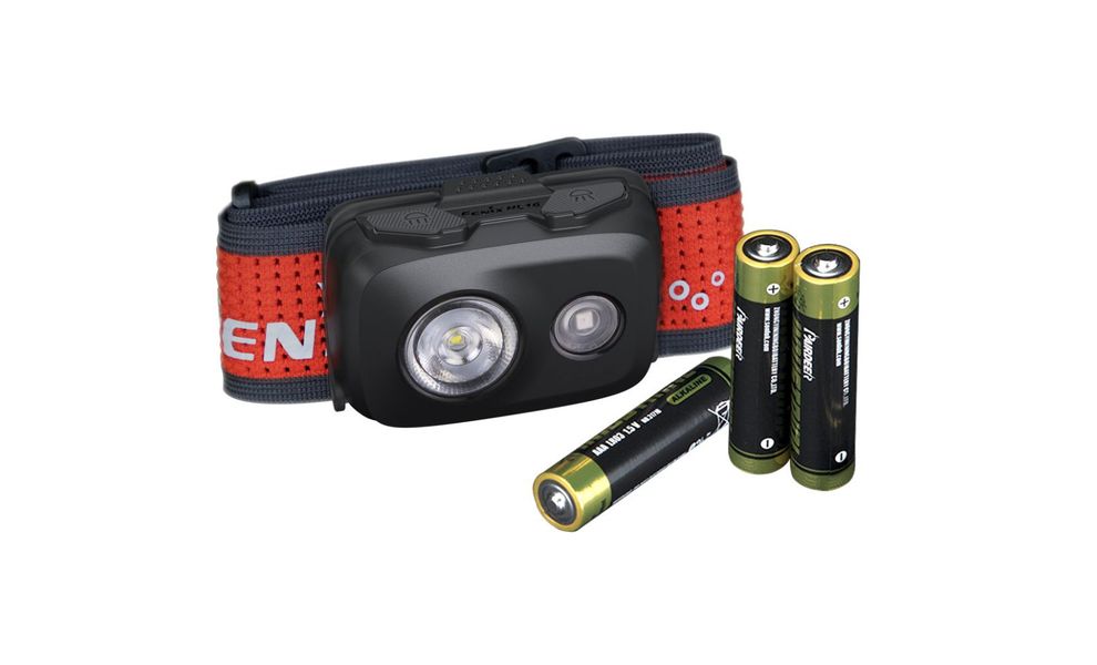 Налобний ліхтар на батарейках Fenix HL16 AAA (Black) з червоним світлом, Колір корпусу: Black, зображення 4