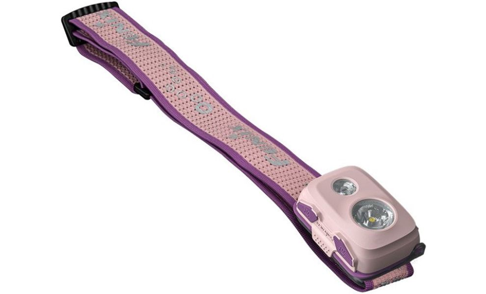 Налобний ліхтар на батарейках Fenix HL16 AAA (Pink) з червоним світлом, Колір корпусу: Pink, зображення 2