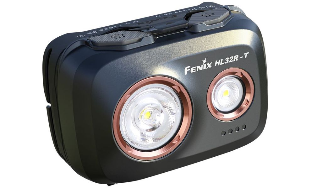 Налобний ліхтар з акумулятором Fenix HL32R-T (Black): USB Type-C, Колір корпусу: Black, зображення 2