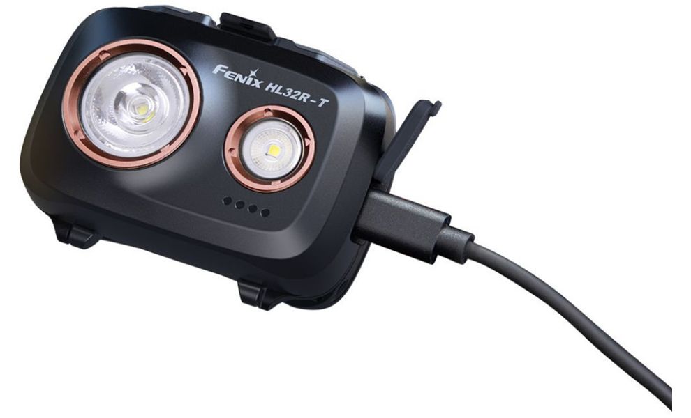 Налобний ліхтар з акумулятором Fenix HL32R-T (Blue): USB Type-C, Колір корпусу: Blue, зображення 4