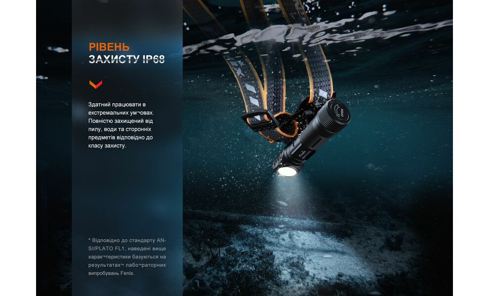 Налобний ліхтар з акумулятором Fenix HM61R V2.0 з червоним світлом, магнітна зарядка, зображення 16