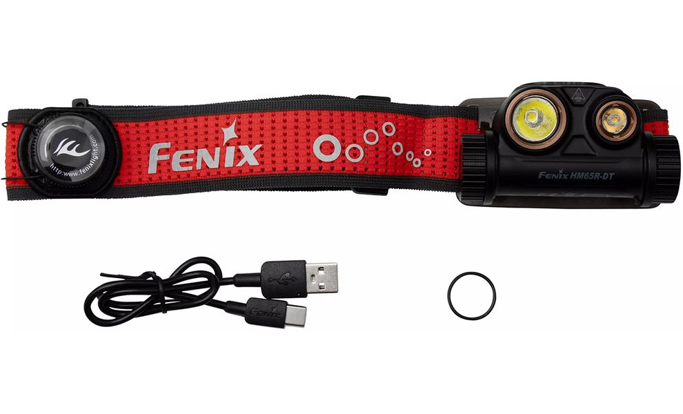 Ліхтар налобний Fenix HM65R-DT (Black), Колір корпусу: Black, зображення 11