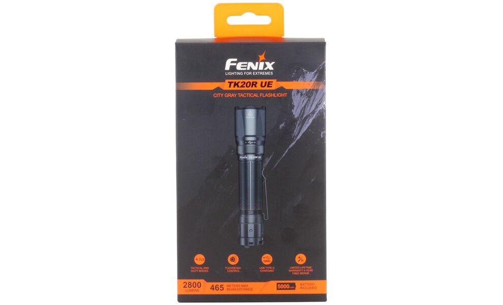 Ліхтар ручний Fenix TK20R UE (City Gray), Колір корпусу: City Gray, зображення 10