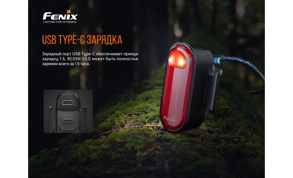Задня блимавка Fenix BC05R V2.0, зображення 12