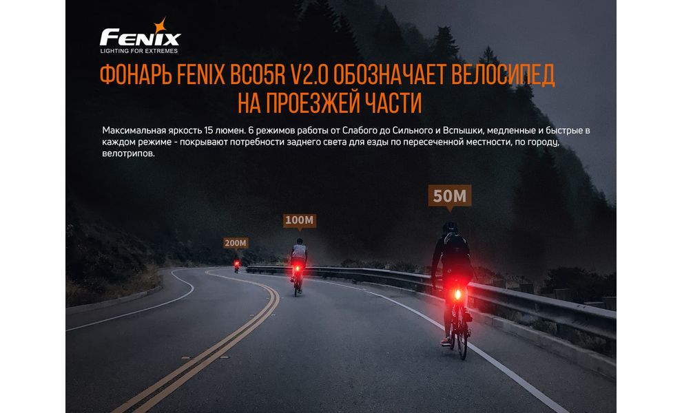 Задня блимавка Fenix BC05R V2.0, зображення 7