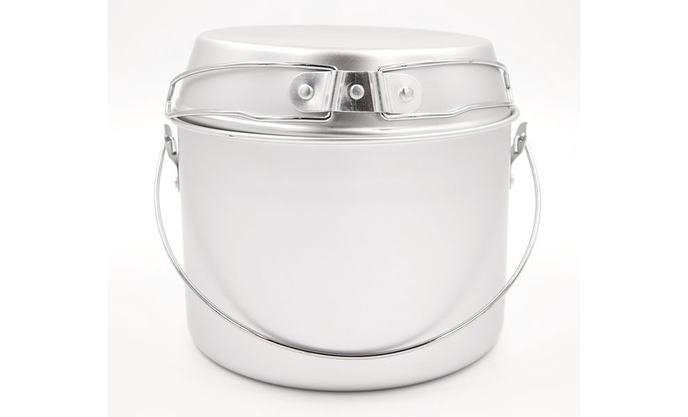 Туристичний набір посуду з алюмінію з чохлом Tramp UTRC-002 на 3 особи: 3 казанки, 3 миски, 3 кружки, зображення 4