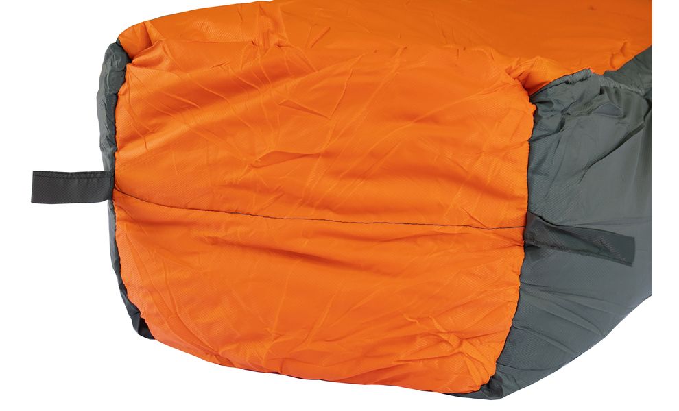 Демісезонний туристичний спальник Tramp Fjord - Regular (Orange) до -5°C: з капюшоном, Максимальний зріст користувача: 185, Колір: Orange/Grey, Сторона застібки: ліва, зображення 10