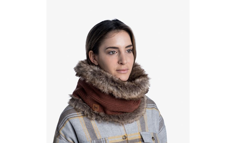 Снуд BUFF® Knitted & Fur Kesha (Rosewood), Колір виробника: Rosewood, зображення 3