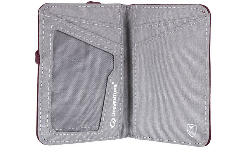 Гаманець Lifeventure Recycled RFID Card Wallet (Plum), Колір виробника: Plum, зображення 3