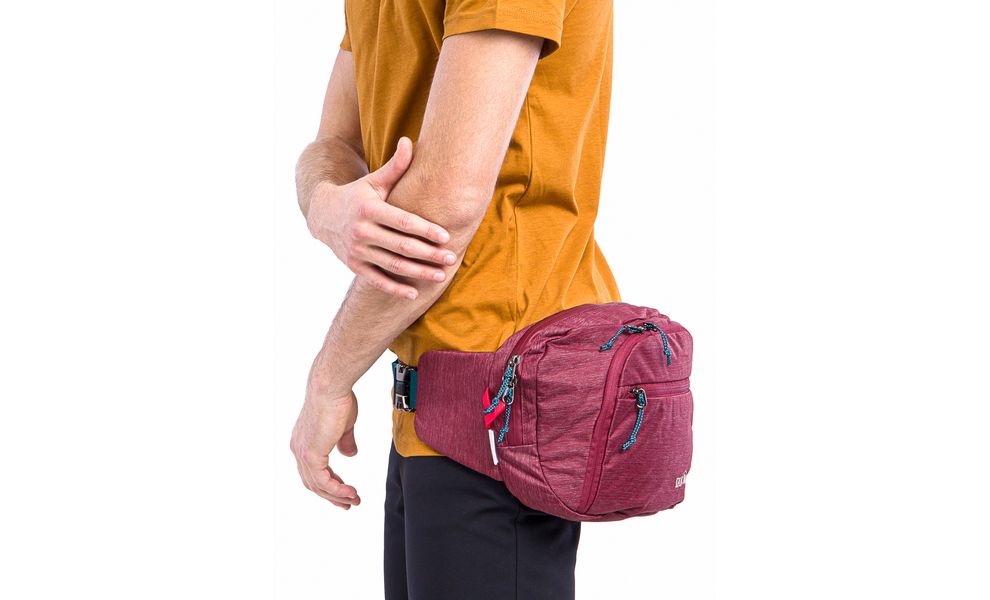 Сумка на пояс Tatonka Hip Sling Pack (Bordeaux Red), 5 л, Об'єм: 5, Колір виробника: Bordeaux Red, зображення 5