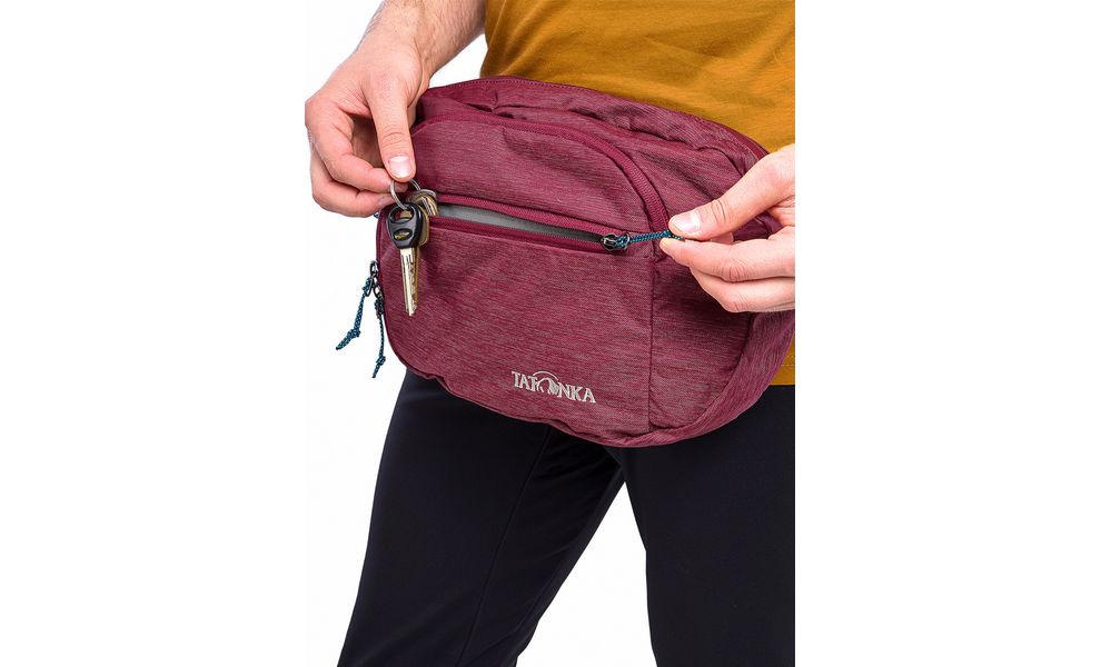 Сумка на пояс Tatonka Hip Sling Pack (Bordeaux Red), 5 л, Об'єм: 5, Колір виробника: Bordeaux Red, зображення 8