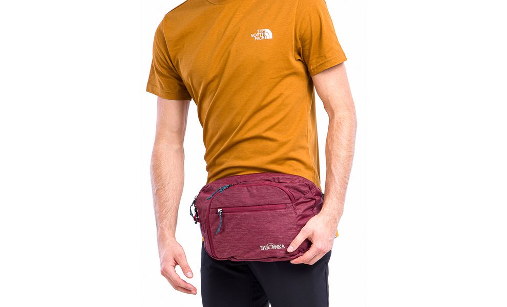 Сумка на пояс Tatonka Hip Sling Pack (Bordeaux Red), 5 л, Об'єм: 5, Колір виробника: Bordeaux Red, зображення 4