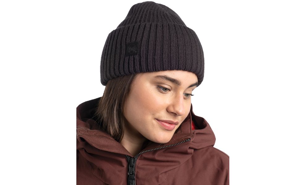 Шапка BUFF® Knitted Rutger (Graphite), Колір: Graphite, зображення 8