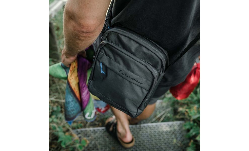 Сумка для документів Lifeventure Recycled RFID Shoulder Bag (Grey), зображення 6