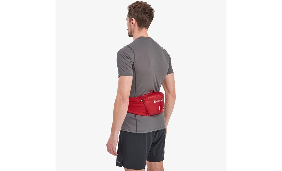Сумка на пояс Montane Gecko WP 1L+ (Acer Red), 1 л, Об'єм: 1, Колір виробника: Acer Red, зображення 5