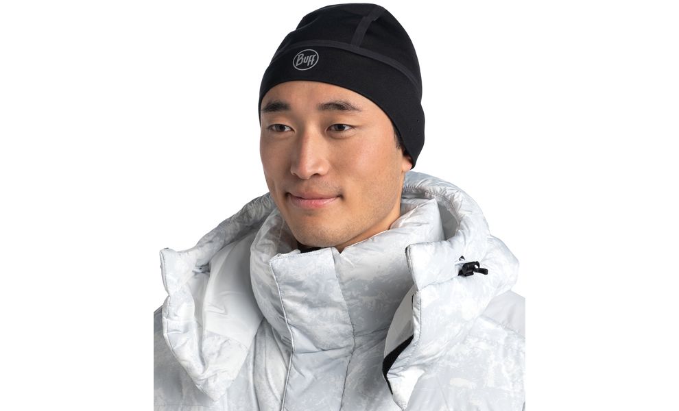 Шапка BUFF® Windproof (Solid Black), Колір: Solid Black, Розмір: S/M, зображення 5