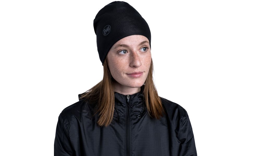Шапка BUFF® ThermoNet (Solid Black), Колір: Solid Black, зображення 2